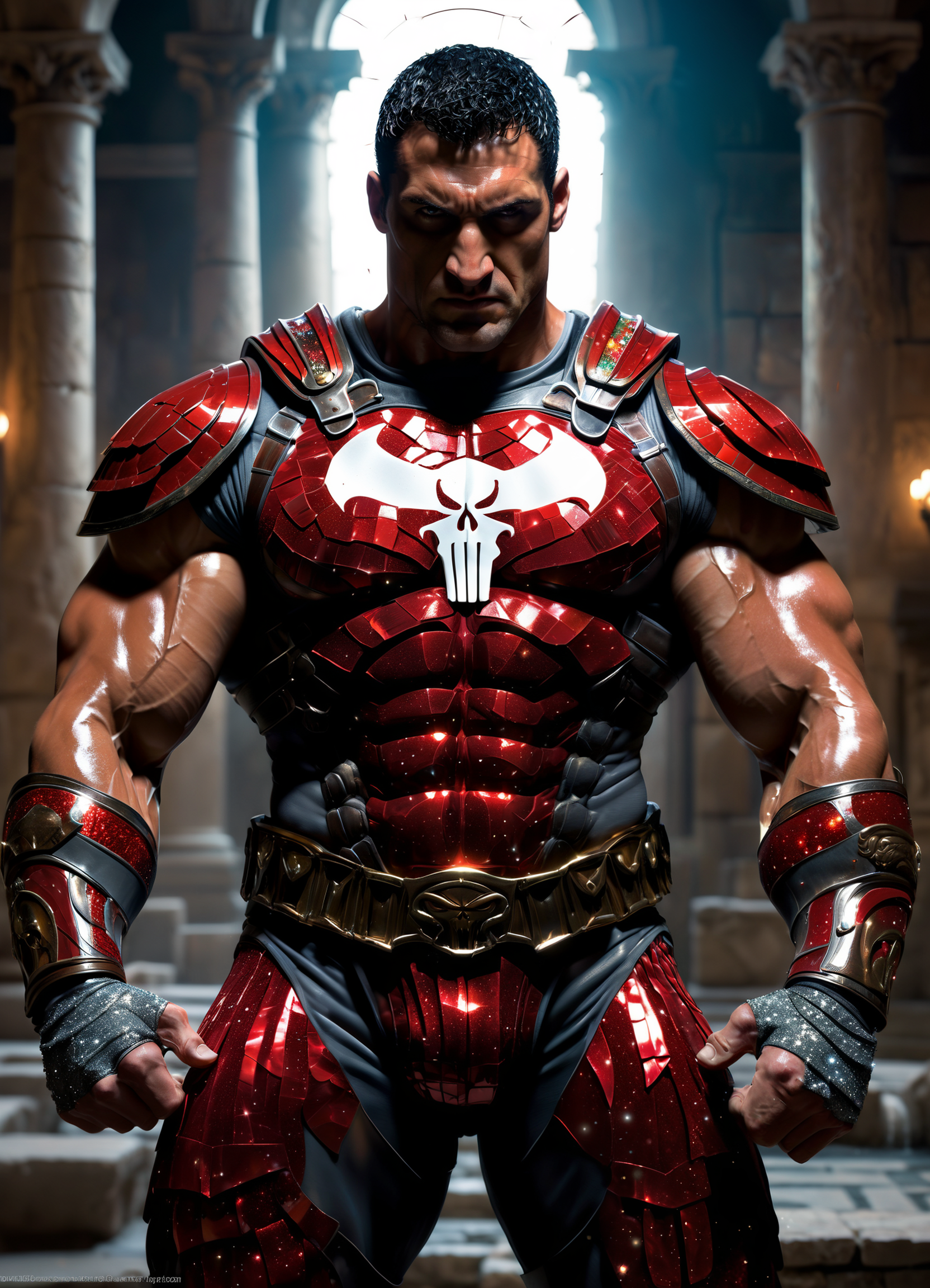 00001-In ancient Rome a warrior Punisher stands proud.png